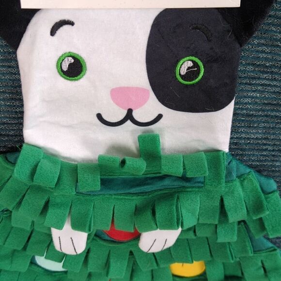 Kitty Snuffle Mat For Hunt And Seek! Kitty Christmas! - Picture 4 of 9